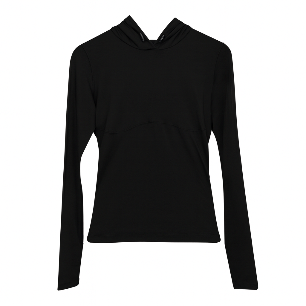 805 POLERA ALO DAM NEGRO