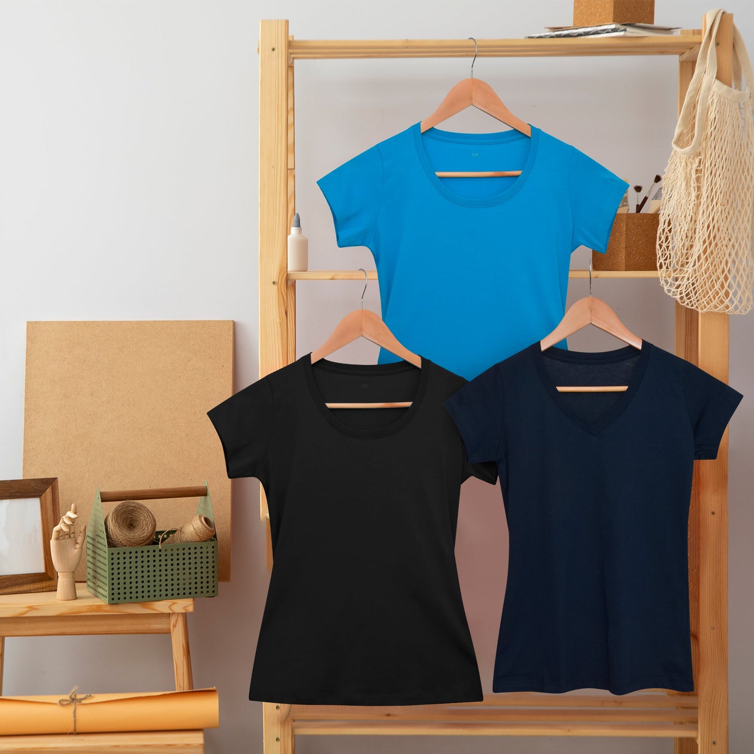 Playeras Cuello Rendondo Mujer