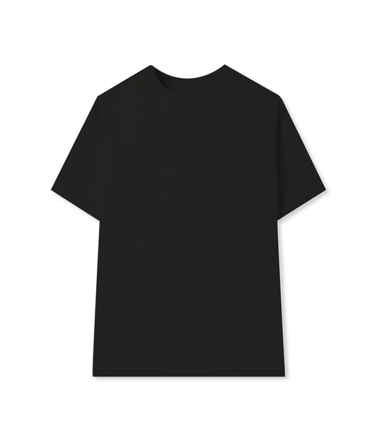 904 CAMISETA PARA HOMBRE OVERSIZE ALGODÓN NEGRO