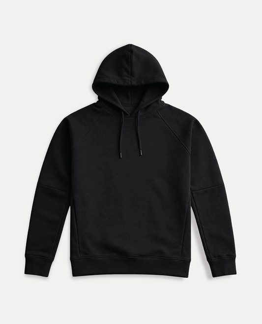 1100 HOODIE FRENCH TERRY PULLOVER NEGRO