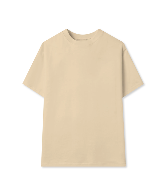 907 CAMISETA PARA HOMBRE OVERSIZE ALGODÓN DYE BEIGE