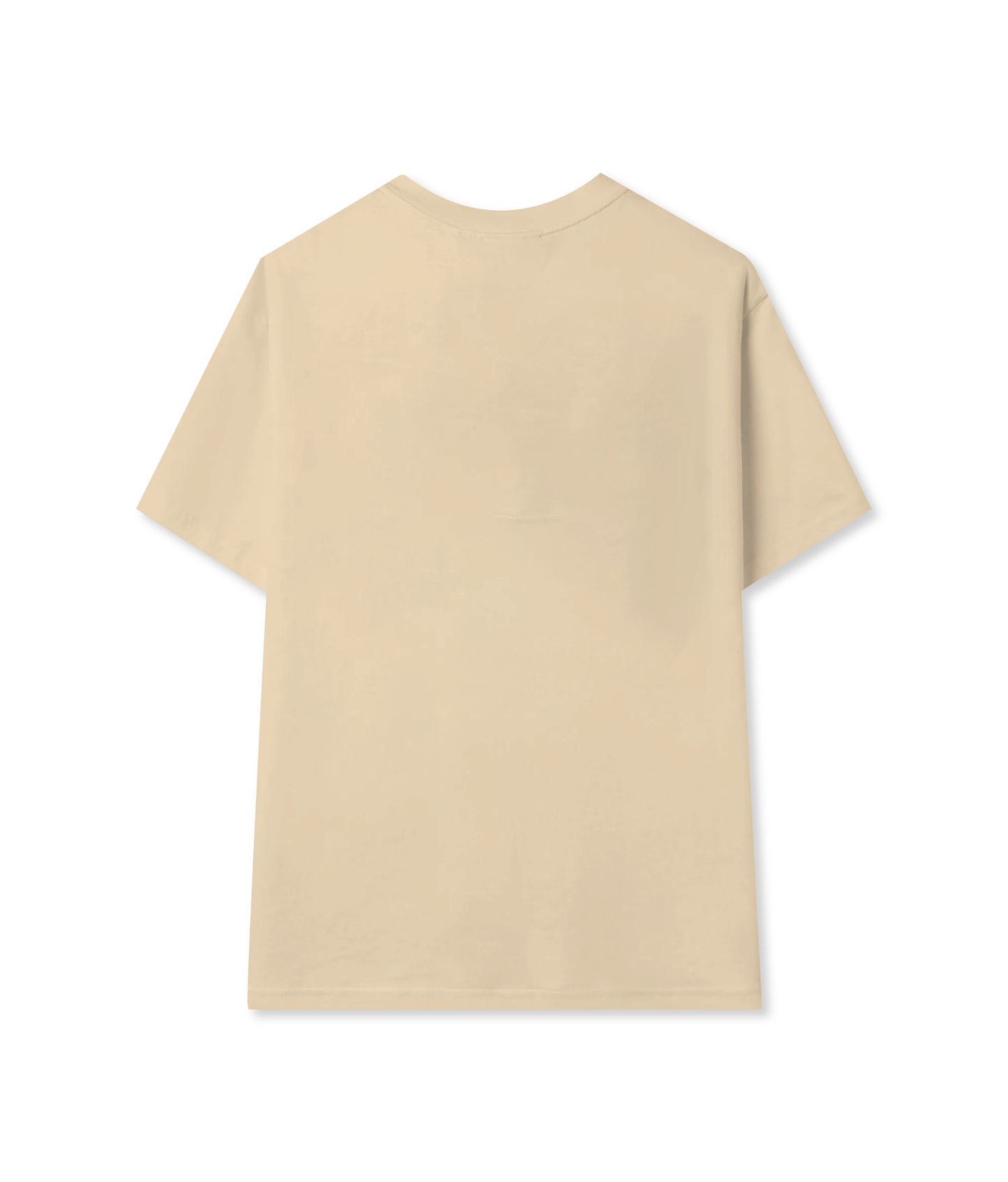 907 CAMISETA PARA HOMBRE OVERSIZE ALGODÓN DYE BEIGE