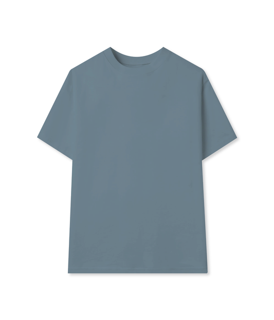 905 CAMISETA PARA HOMBRE OVERSIZE ALGODÓN DYE ACERO