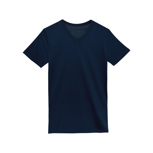 311 CAMISETA CUELLO V 175 GRM CAB AZUL