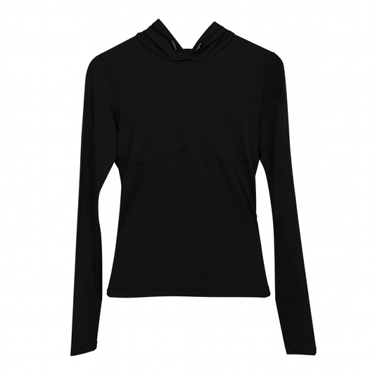 805 POLERA ALO DAM NEGRO