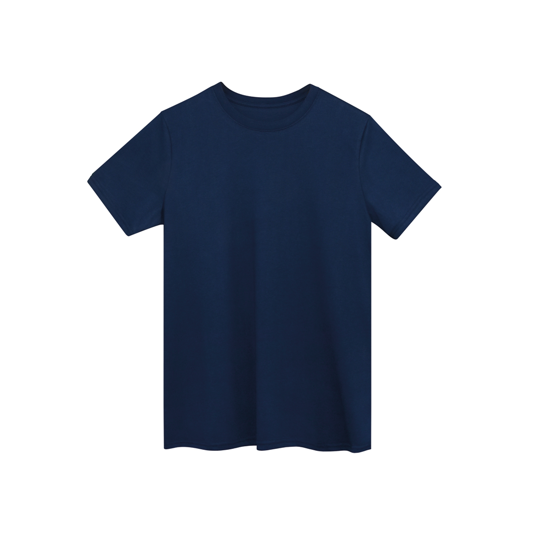 108 CAMISETA CUELLO REDONDO 150 GRM CAB AZUL MARINO